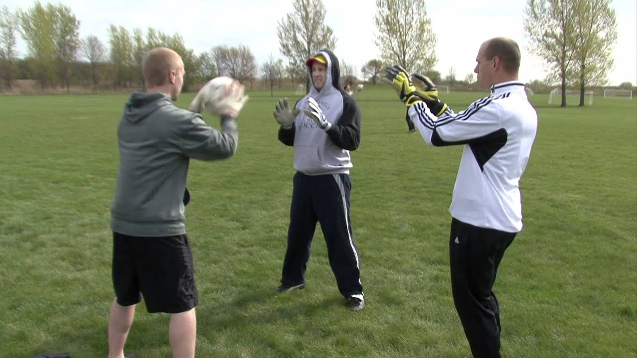 Soccer Coaches doing a Goalkeeper hand and feet drill YouTube