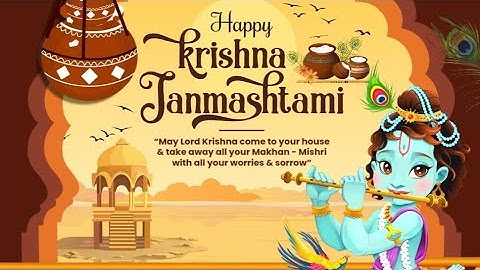 Happy Janmashtami Wish ... Using Html and Css ...#html #css  #tech_yapade #janmastmi