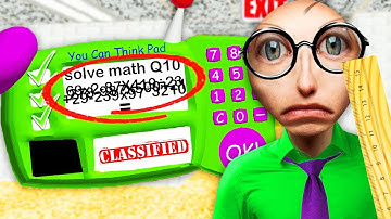 Can A REAL TEACHER Solve Baldi