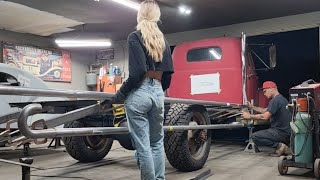 Fabricating the outer construction | 1948 Ford Concept Car Hauler