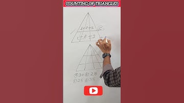 counting of triangles by Amit Verma sir #reasoning #viral #shorts