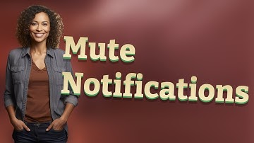 How Can I Disable Notifications on Both My Computer and Watch?