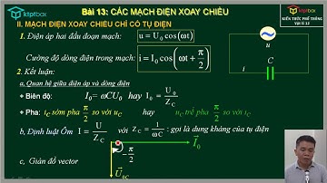 Bài 13: Các mạch điện xoay chiều - Vật Lý 12