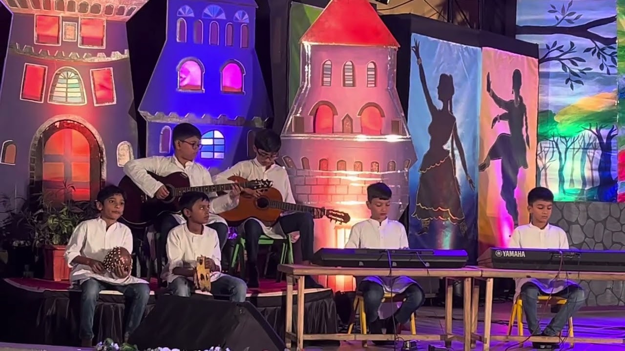 Classical Raag with instrument - Vidya Valley North Point Band Group