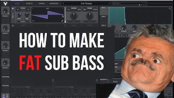 How To Make a Fat Sub Bass in 109 Seconds (Vital Tutorial)