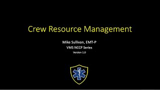 Crew Resource Management for EMS