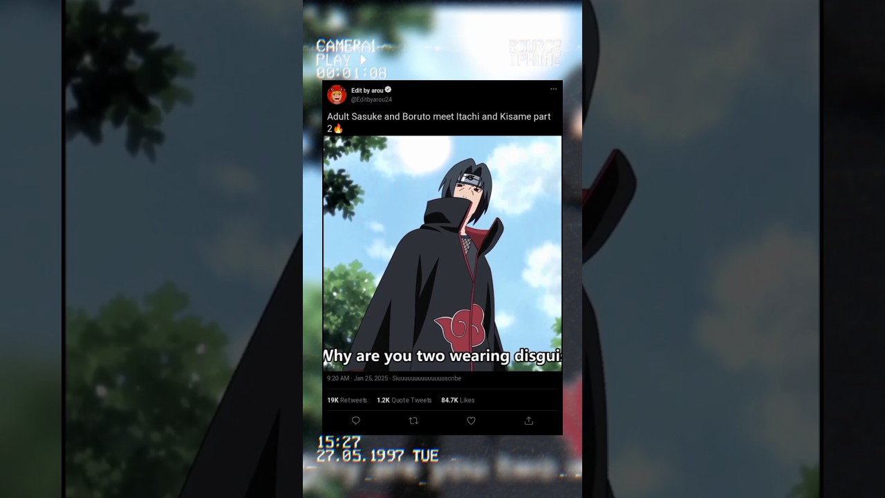 When Adult Sasuke and Boruto meet Itachi and Kisame ||