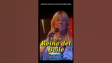 ABBA Dancing Queen Español & English Lyrics Live Montage Short #shortsabba #agnetha