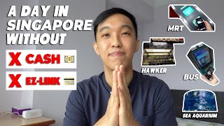 Use Your Phone To Pay Everything! A Day in Singapore Without Cash & EZ-Link | Apple Pay & Grab Pay