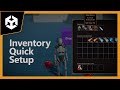 Inventory Guide - Integrate into a new Scene - Quick Setup