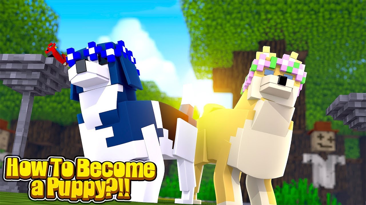 LITTLE CARLY TURNS INTO A PUPPY!! (Minecraft Roleplay).