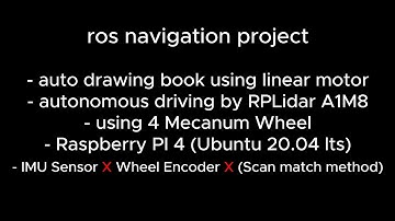 ros navigation mecanum wheel robot