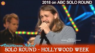 Celebrity Brandon Elder sings "Home"  Solo Round Hollywood Week American Idol 2018 Profile