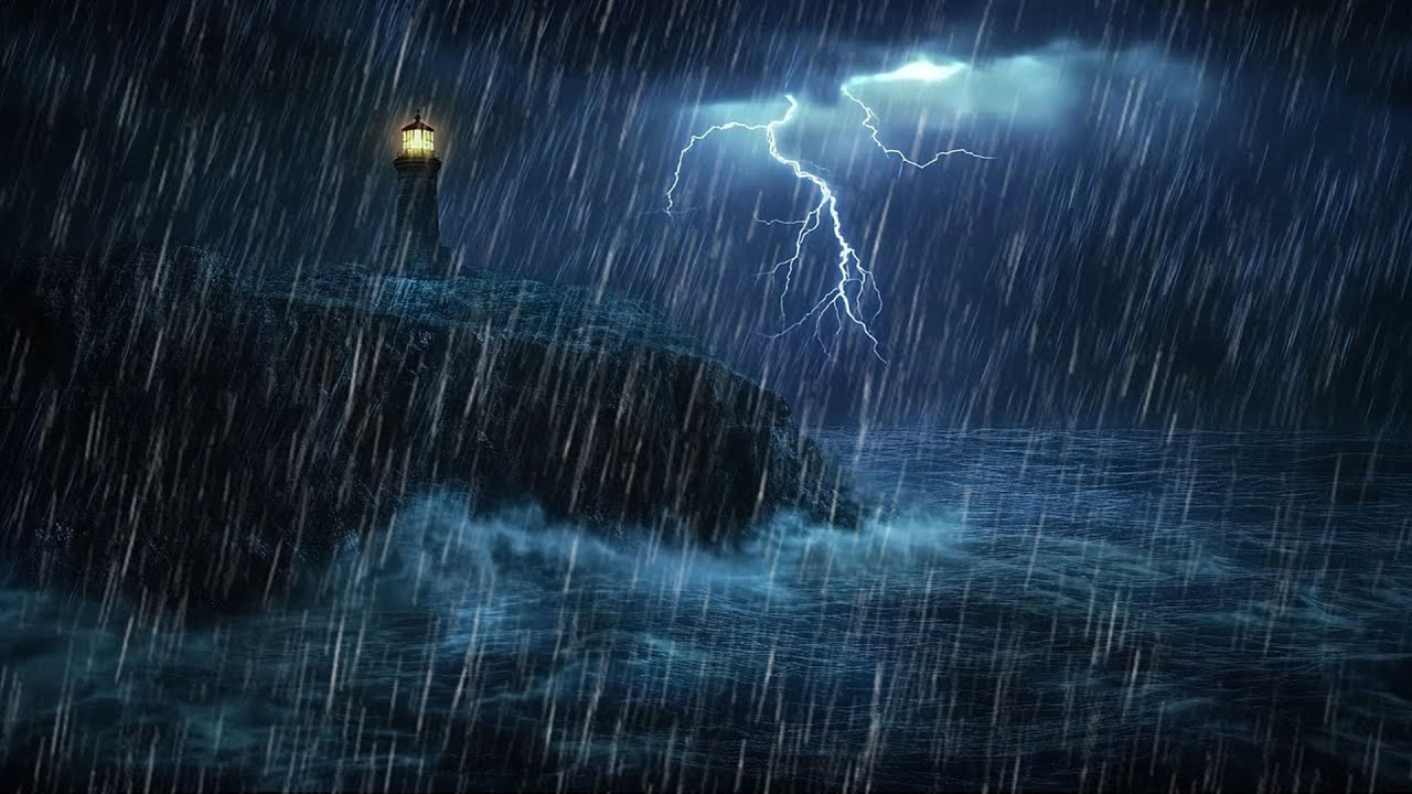 Noche De Tormenta Con Lluvia Intensa Y Truenos Fuertes | ASMR Sonidos ...
