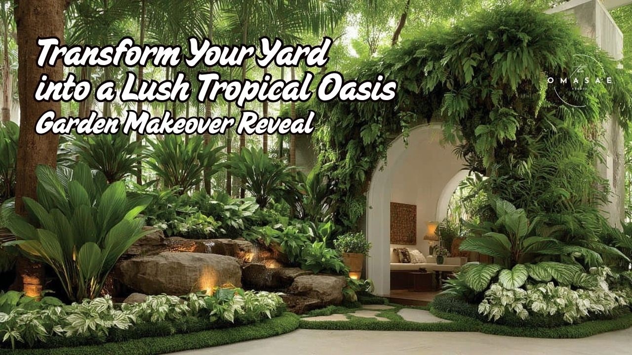 Transform Your Yard into a Lush Tropical Oasis 🌴 | Garden Makeover ...