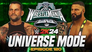 WRESTLEMANIA SUNDAY 2025 PLE! | WWE 2K24 Universe Mode | Episode 120 screenshot 5