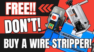 🚫DON’T BUY A WIRE STRIPPER!❌FASTES way to strip copper wireFree and Best way to strip copper wire