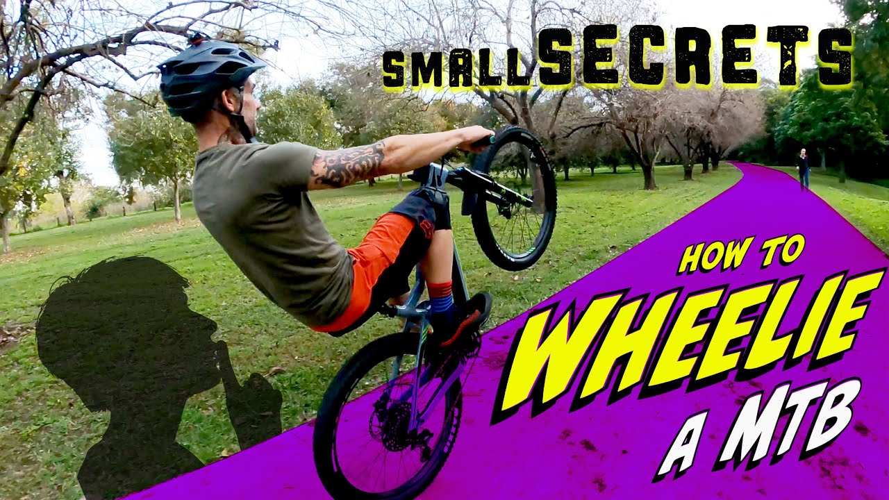 Secrets how to wheelie a MTB without getting injured. YouTube