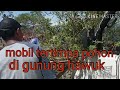 mobil tertimpa pohon di gunung hawuk buara