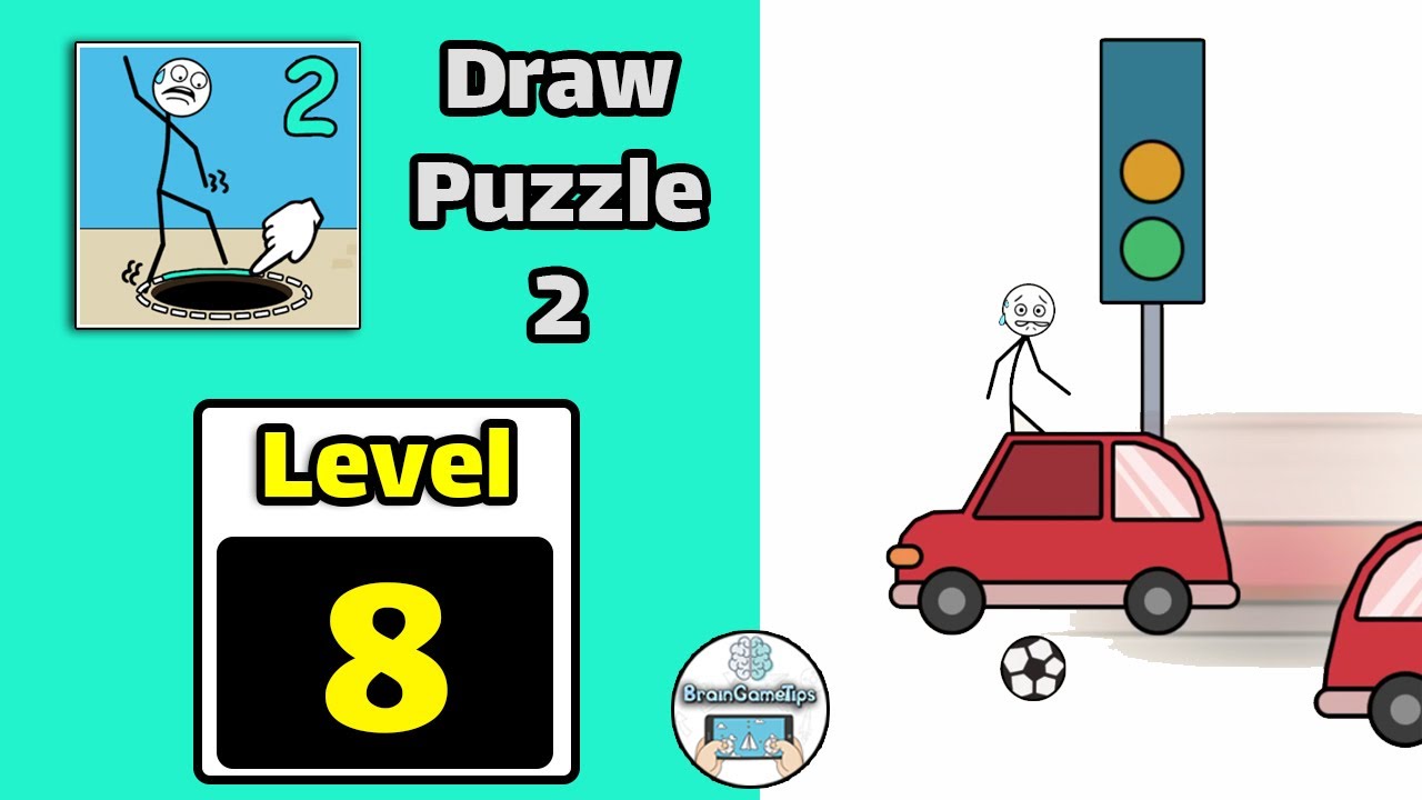 Draw Puzzle 2: One line one pa - Level 8 Answer