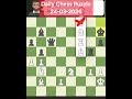 Daily Chess Puzzle Solution from chess.com 24-03-2026. pawn promoted to knight. amazing chess tactic