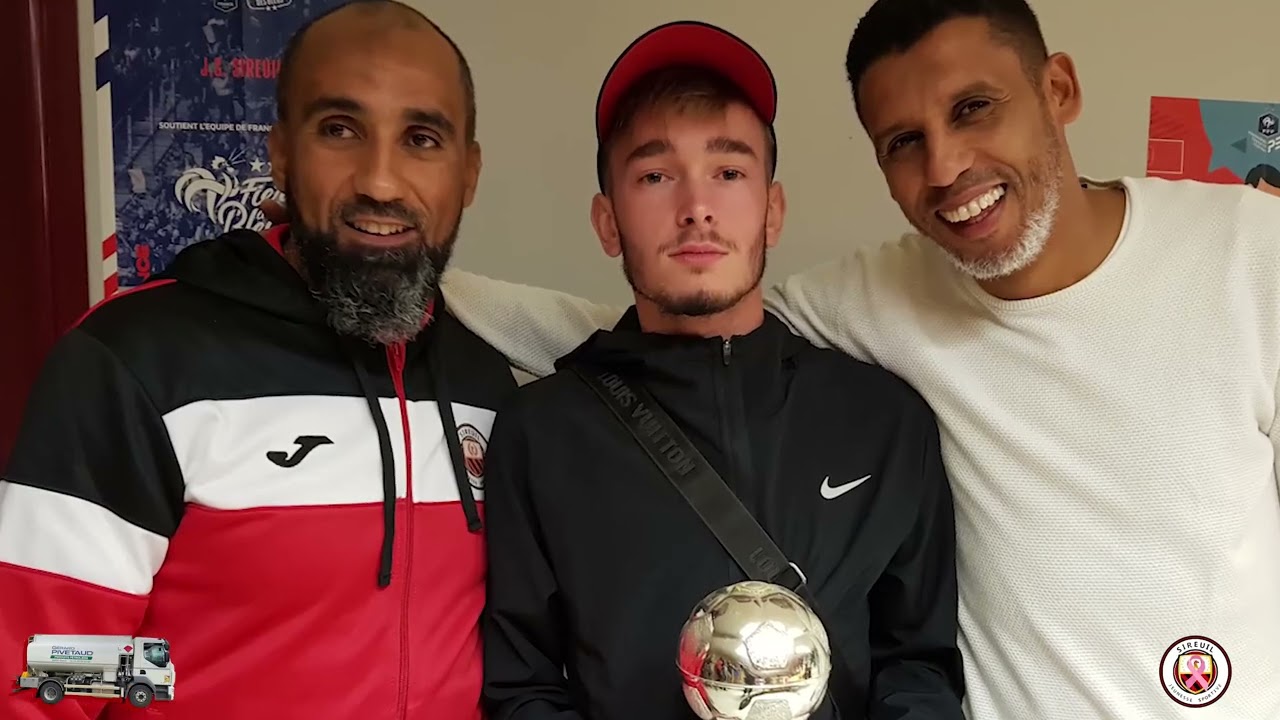 Interview d'Antoine lors de la cérémonie du meilleur joueur du mois