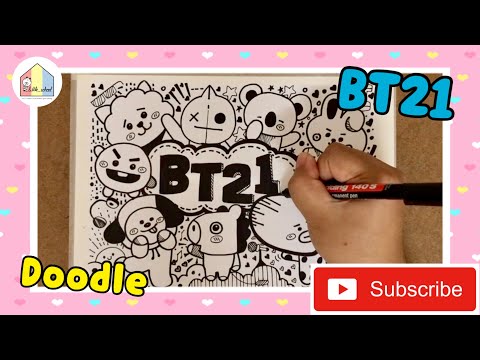 วาด รูป bt21 ง่ายๆ