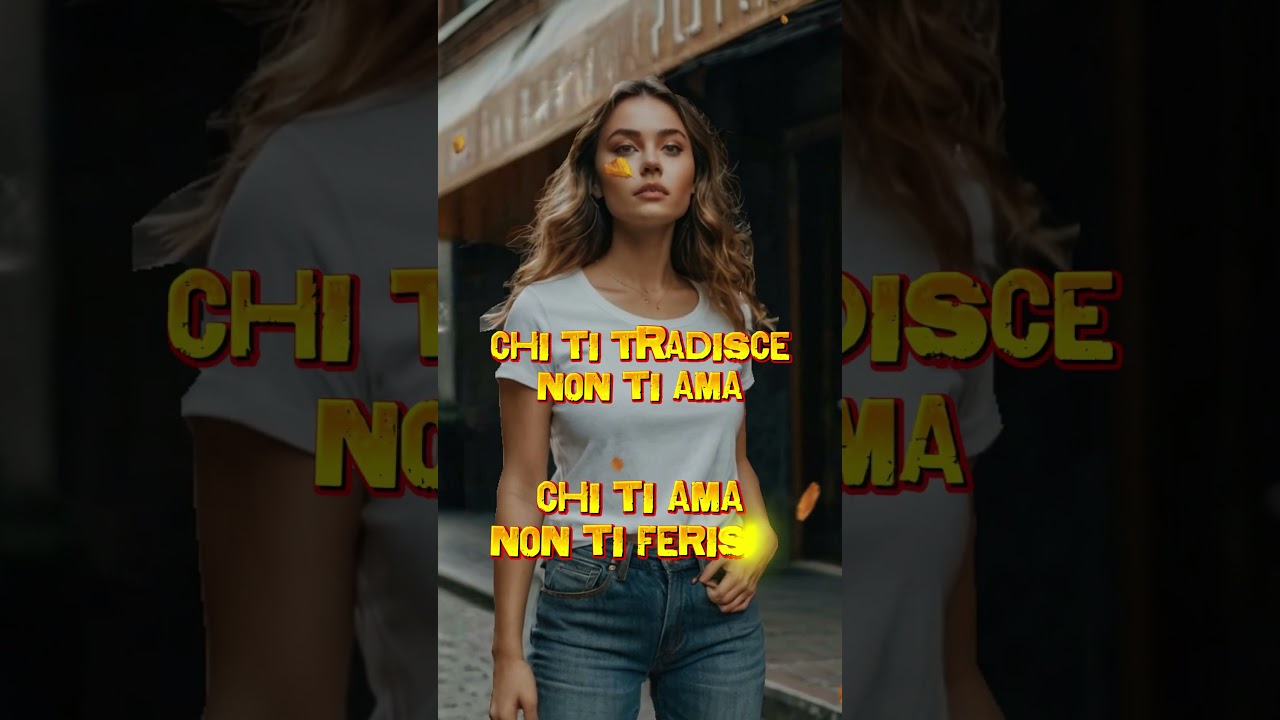 Chi ti tradisce, non ti ama. Chi ti ama, non ti ferisce  