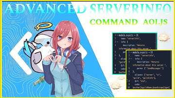 ADVANCED SERVER INFO COMMAND | AOIJS TUTORIAL | SERVER INFO | AOIJS