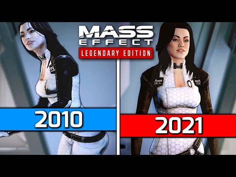 Miranda's Butt Scene in Mass Effect Legendary Edition (2021) vs. Mass Effect 2 (2010)