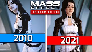 Miranda's Butt Scene in Mass Effect Legendary Edition (2021) vs. Mass Effect 2 (2010)