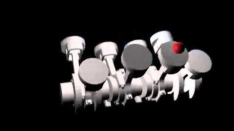V8 engine animation
