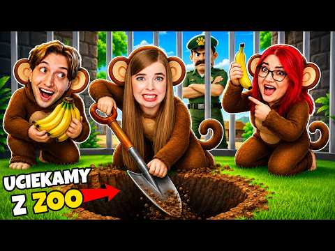 BANDA BANAN UCIEKA Z ZOO 🦒🙉🦏