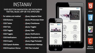 Instanav Mobile | Themeforest Website Templates and Themes