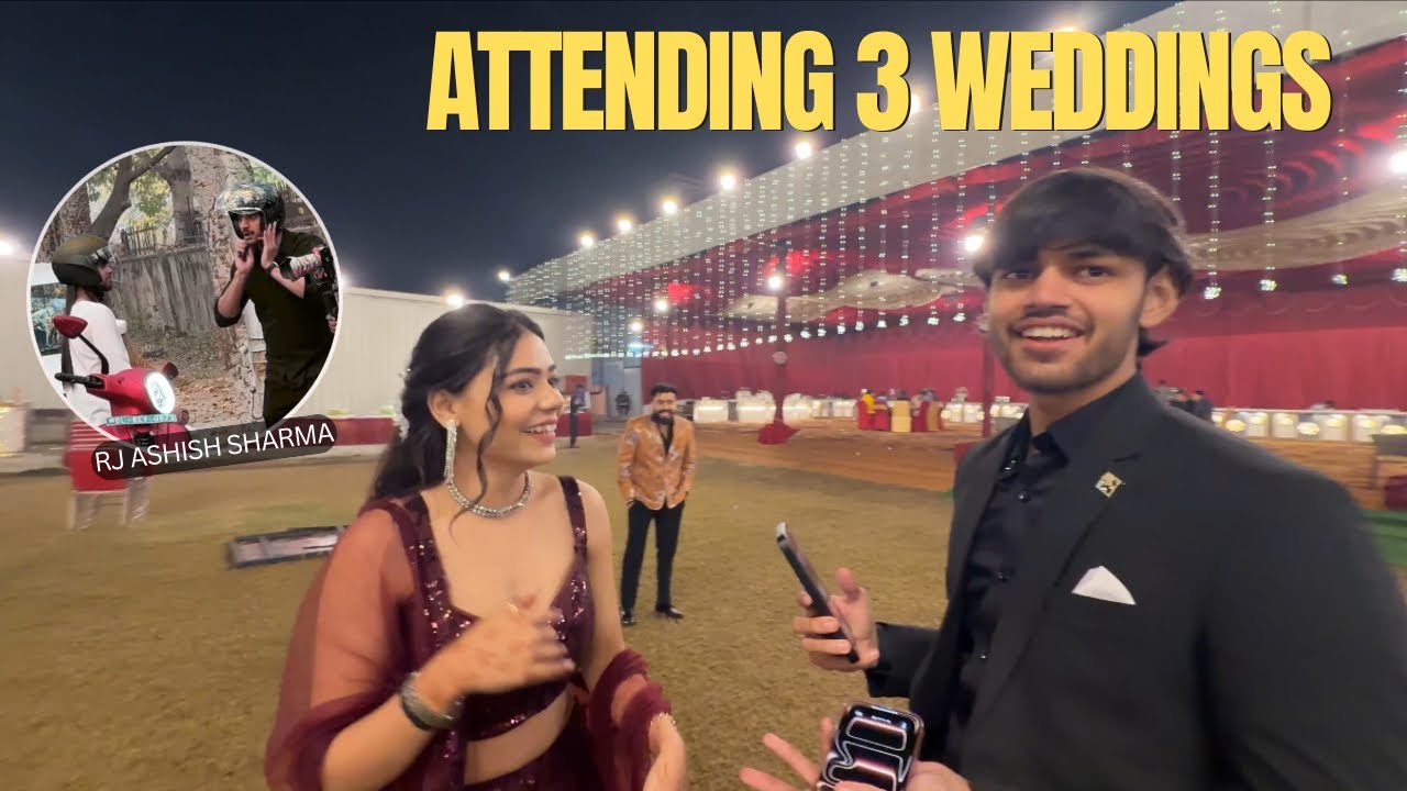 Attending 3 Weddings 