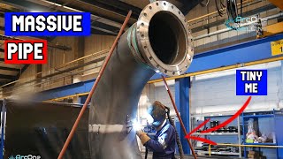 Massive 24' Pipe Positional Weld Biggest Pipe Yet