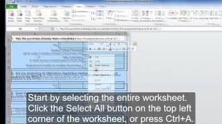 Creating Accessible Microsoft Excel 2010 Documents: Accessible Excel Forms, Part 2 Creating Accessible Microsoft Excel 2010 Documents: Accessible Excel Forms, Part 2