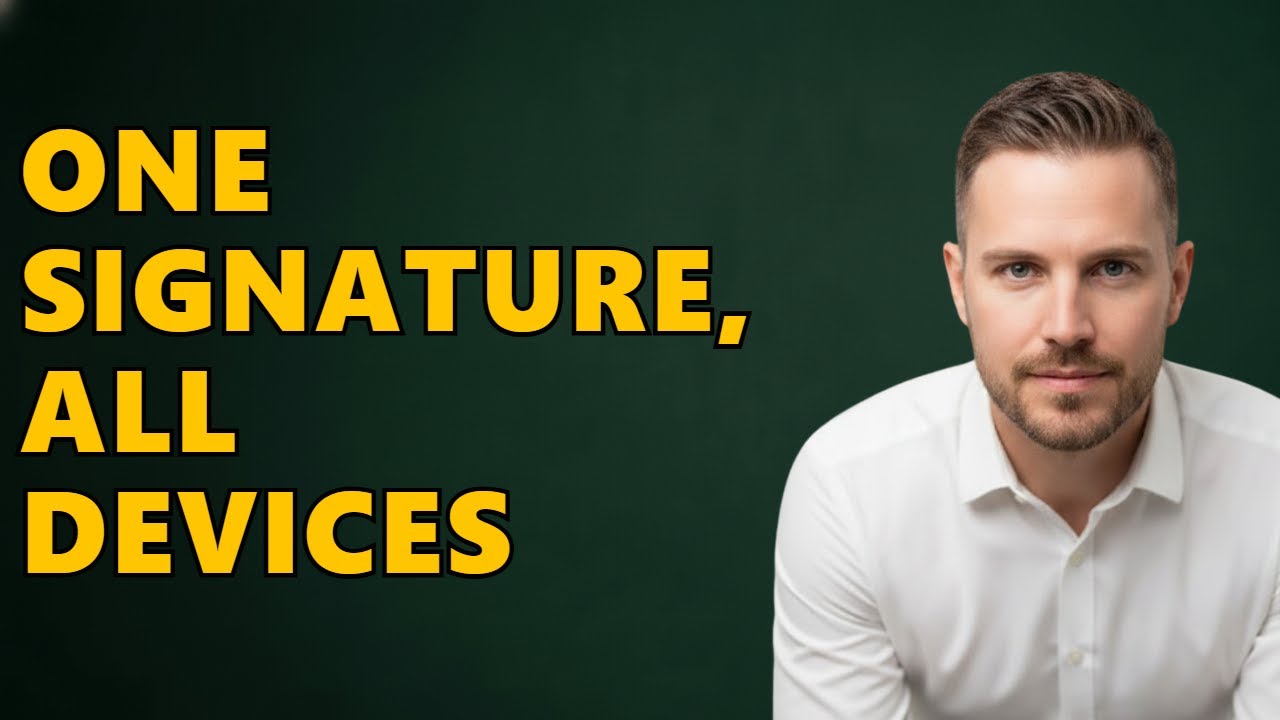 How Do I Sync My Outlook Signature Across Multiple Devices?