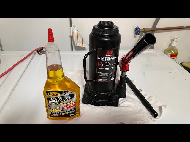 How To Refill And Purge A Hydraulic Bottle Jack 