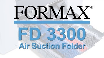 Formax FD 3300 Air Suction Folder