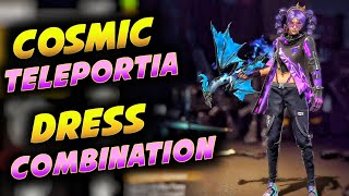 Cosmic Teleportia bundle pro dress combination | free fire female dress combination screenshot 3