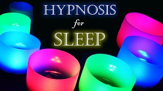 ASMR Soft Spoken Hypnosis for Sleep - Singing Bowl Sleep Music - Drift Away😴