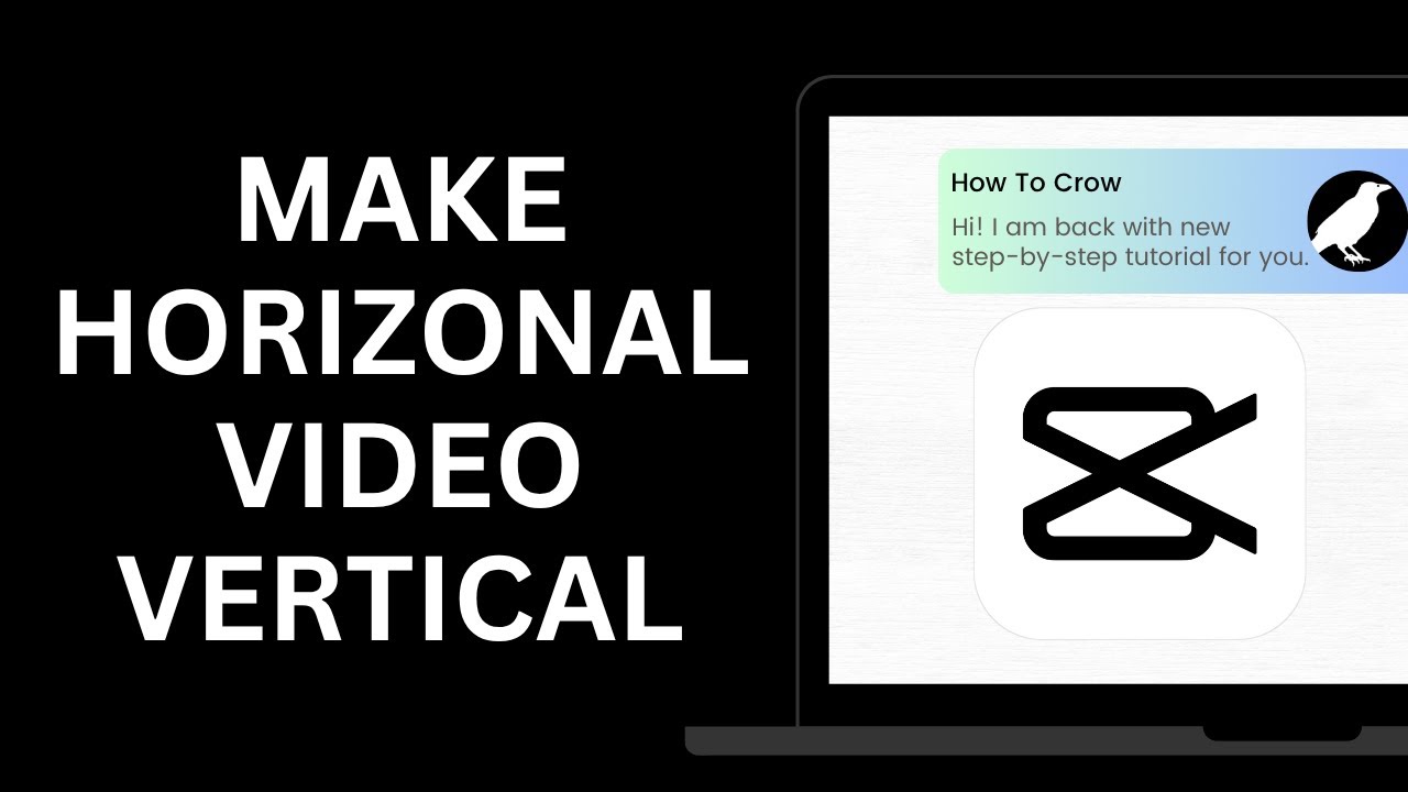 How To Make Horizonal Video Vertical in Capcut PC - YouTube