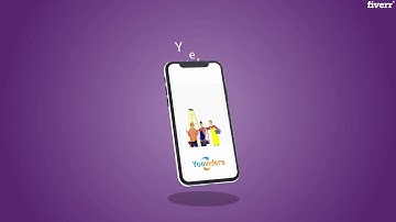 I will create an animated app explainer video - App & Website Previews Services