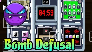 Bomb Defusal WITH INSTRUCTIONS explained (Easy Demon) - Geometry Dash 2.2