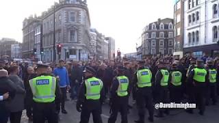 Birmingham fans at London Bridge