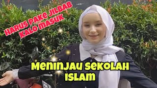 BULE BARBIE PAKE JILBAB DAN NGEREVIEW SEKOLAH ISLAM ☪️✨#bulebarbie #islam #sekolah