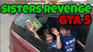 Sister Throws Brother S Gta 5 And Fortnite Games Out Car Window As Revenge Kid Reacts