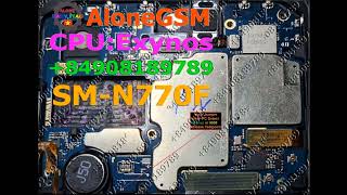 N770F TESTPOINT A51 A50 G980 M LOS  MODE