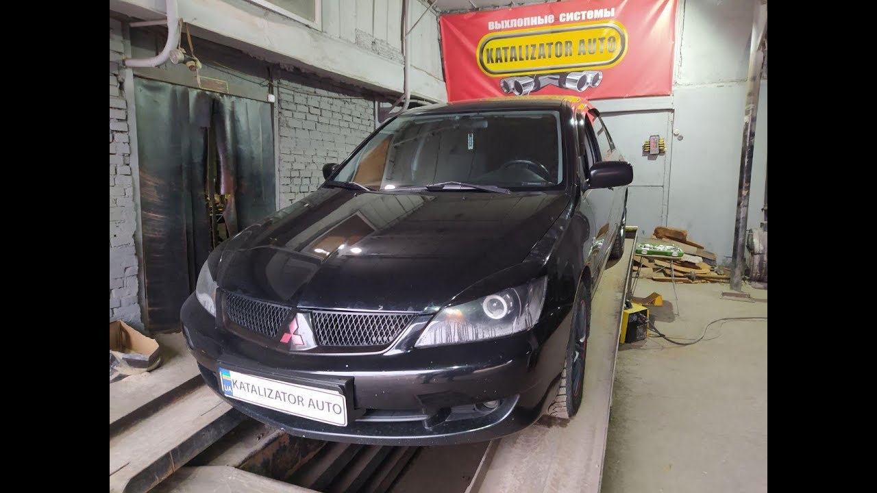 Прямоточный глушитель (выхлоп) Mitsubishi Lancer 1.6, 2008